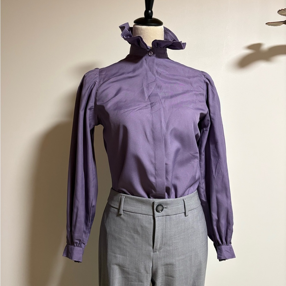 Vintage Ruffled Blouse